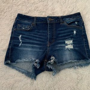 High-Waisted Jean Shorts